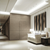 Coala Interior film, FABRIC NE37 - Silver Brown Lined Pattern, 1220 mm