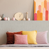 Coala Interior film, FABRIC NE74 - Mika Light beige stripped pattern,1220 mm