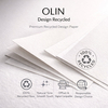 Olin Design Recycled – Ongestreken premium gerecycled papier, ideaal voor verantwoordelijke redactionele en zakelijke media