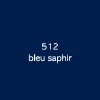 zelfklevende film Oracal 551 glanzend permanent 512 - sapphire blue 91g 1260mm x 50m