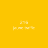 zelfklevende film Oracal 8300 halfdoorschijnend permanent 216-traffic yellow 112g 1260mm x 50m