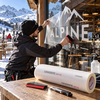 Nauwkeurige overdracht en natte montage op glas met vormvast ORATAPE MT72 transferpapier