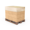 Pallet afdekfolie 50µ transparant 1200 x 1200 folded