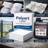 Polyart Laser – Scheurvast synthetisch materiaal, geschikt voor laserprinters, voor duurzame bewegwijzering en documenten.