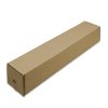 Vierkante koker bruin Enkelgolf B-golf inw. Formaat 500 x 105 x 105