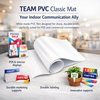Team PVC Classic Matte Calendered Film — matte witte achterkant voor duurzaam printen