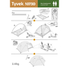 kunststof Tyvek® 1073D Classic wit 75g 700x1000mm ingeriemd