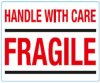 Printed Label - Handle with care