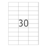 zelfklevend Xerox Multi-use Labels  wit permanent zonder splitten wit 70g 29x70mm doos FSC® 003R97409