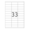 zelfklevend Xerox Multi-use Labels  wit permanent zonder splitten wit 70g 25x70mm doos FSC® 003R97410