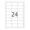 zelfklevend Xerox Multi-use Labels  wit permanent zonder splitten wit 70g 34x64mm doos FSC® 003R97526