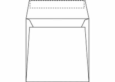 vierkante envelop Antalis Quadratus gegomd wit 100g 220x220mm doos FSC®