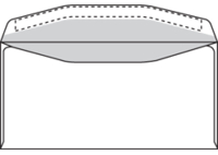 envelop Speedmail venster rechts gegomd wit 80g 114x229mm doos met blauwe puntjes binnendruk FSC®