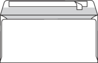 envelop Speedmail venster rechts strip wit 80g 114x229mm doos met blauwe puntjes binnendruk FSC®