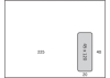 zakomslag Speedmail venster rechts strip wit 100g 230x310mm doos met blauwe puntjes binnendruk FSC®