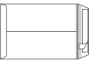 zakomslag Speedmail venster rechts strip wit 100g 230x310mm doos met blauwe puntjes binnendruk FSC®