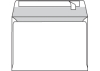 Envelop C5,162x229,strip,rechte klep