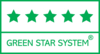 Een 5-sterrenproduct in het Green Star System is gemaakt met minimaal 50% recyclede vezels, en is geproduceerd door een fabriek met het EU Ecolabel. Meer weten? Klik op het logo.