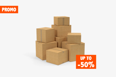 Tijdelijke aanbieding! Tot wel 50% korting op Amerikaanse vouwdoos
